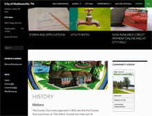 Tablet Screenshot of madisonvilletn.net